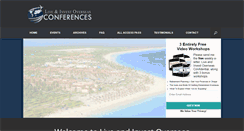 Desktop Screenshot of liveandinvestoverseasconferences.com